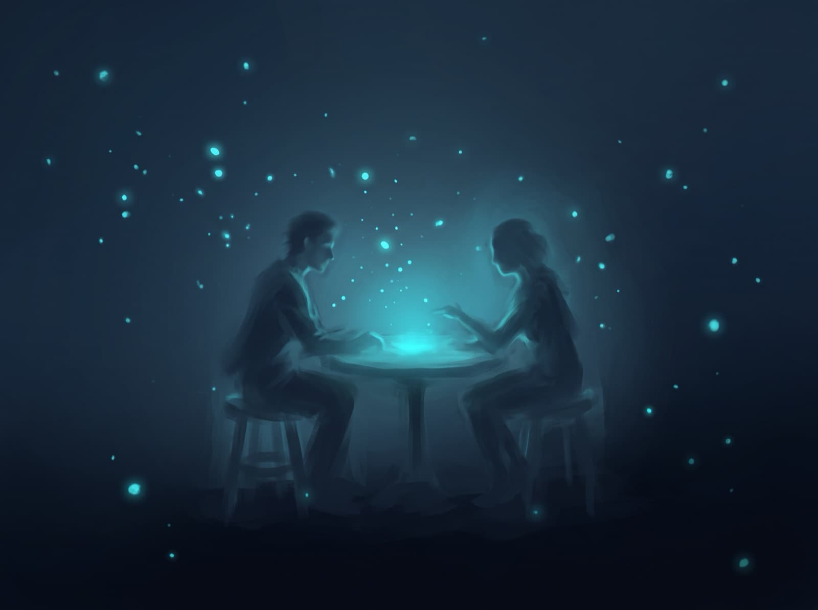 Two colleagues meeting for the first time